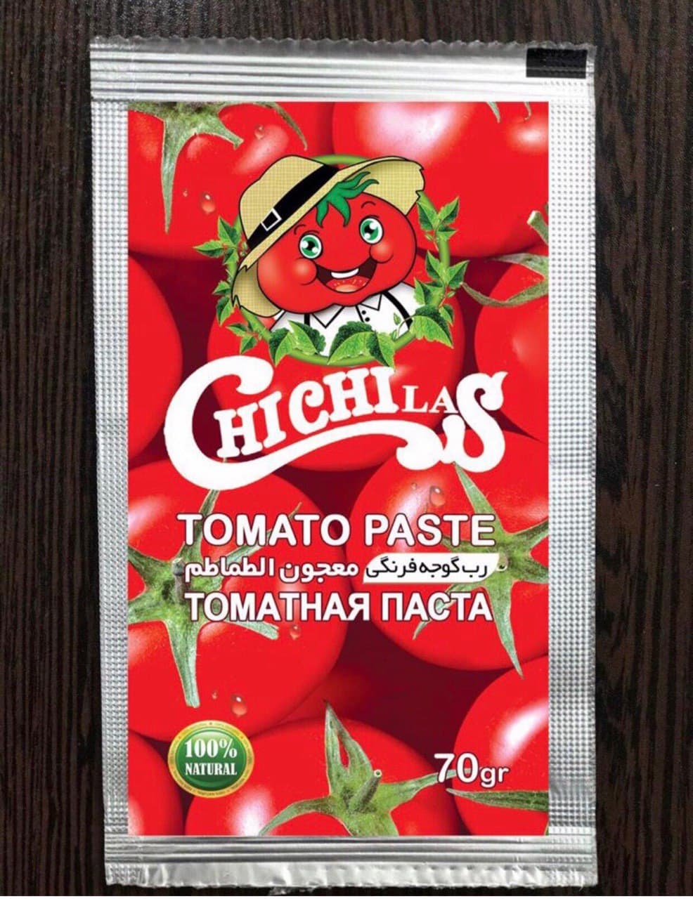 رب گوجه فرنگی ساشه با کیفیت تضمینی